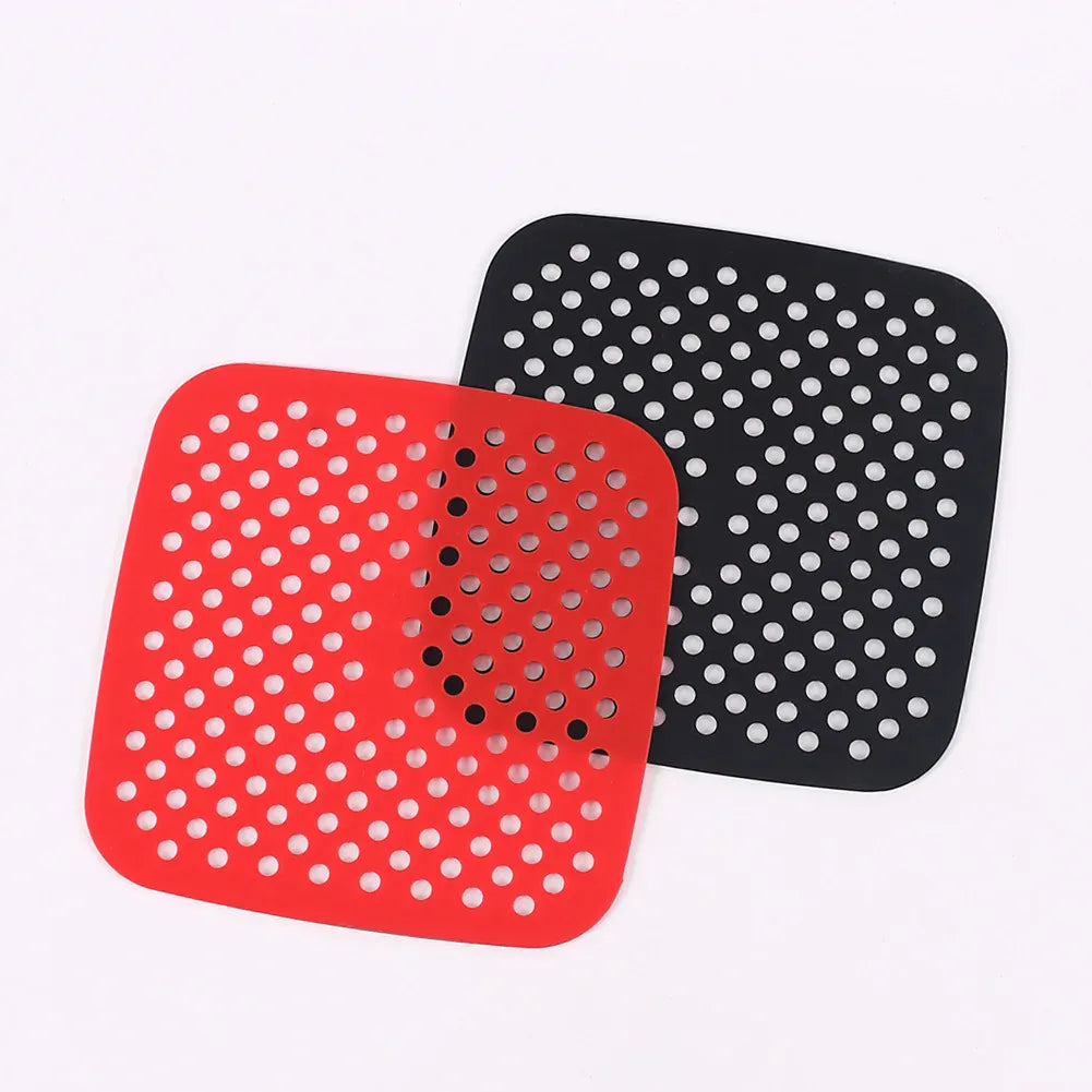 Moule Silicone Air Fryer Réutilisable - Lot de 2 Pièces Rondes Air Fryer