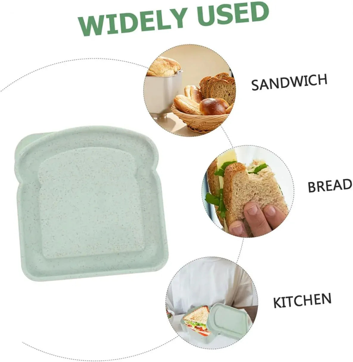 Porte-Sandwich en Bambou | Boîte Hermétique Originale Polyvalente lunchbox