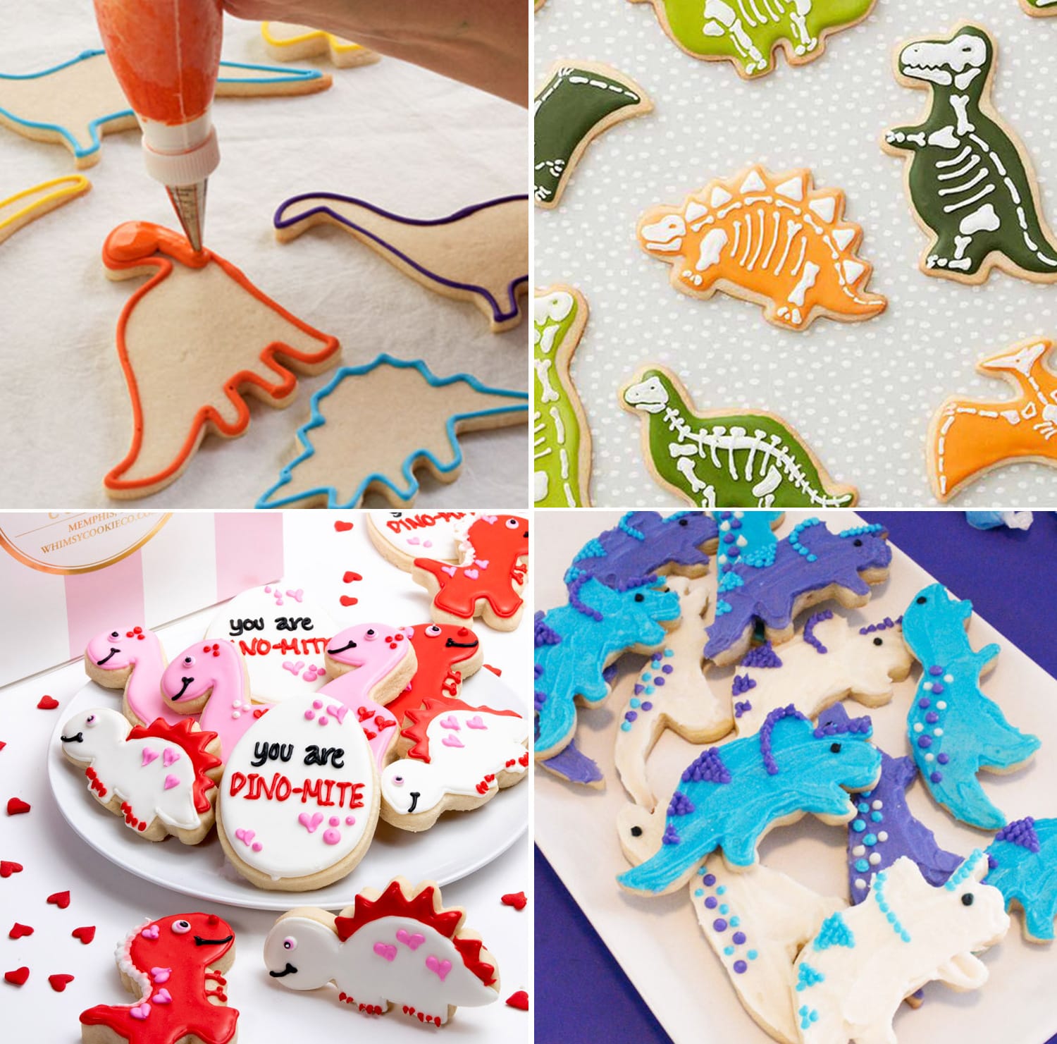 Emporte-pièces à biscuits dinosaures en inox - Set de 7 pièces emportepieces