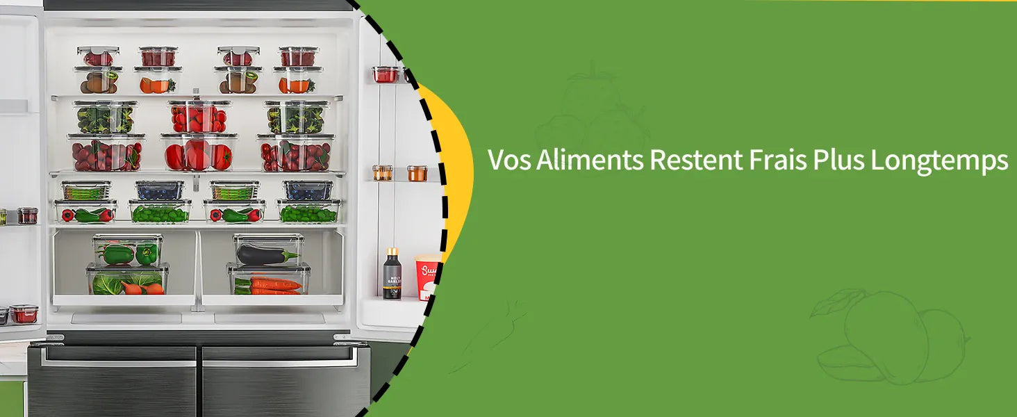 boîtes de conservation pour cuisine