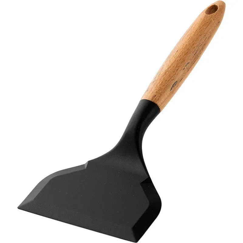 Spatule Silicone Large Résistante à la Chaleur pour Crêpes et Omelettes spatule en silicone