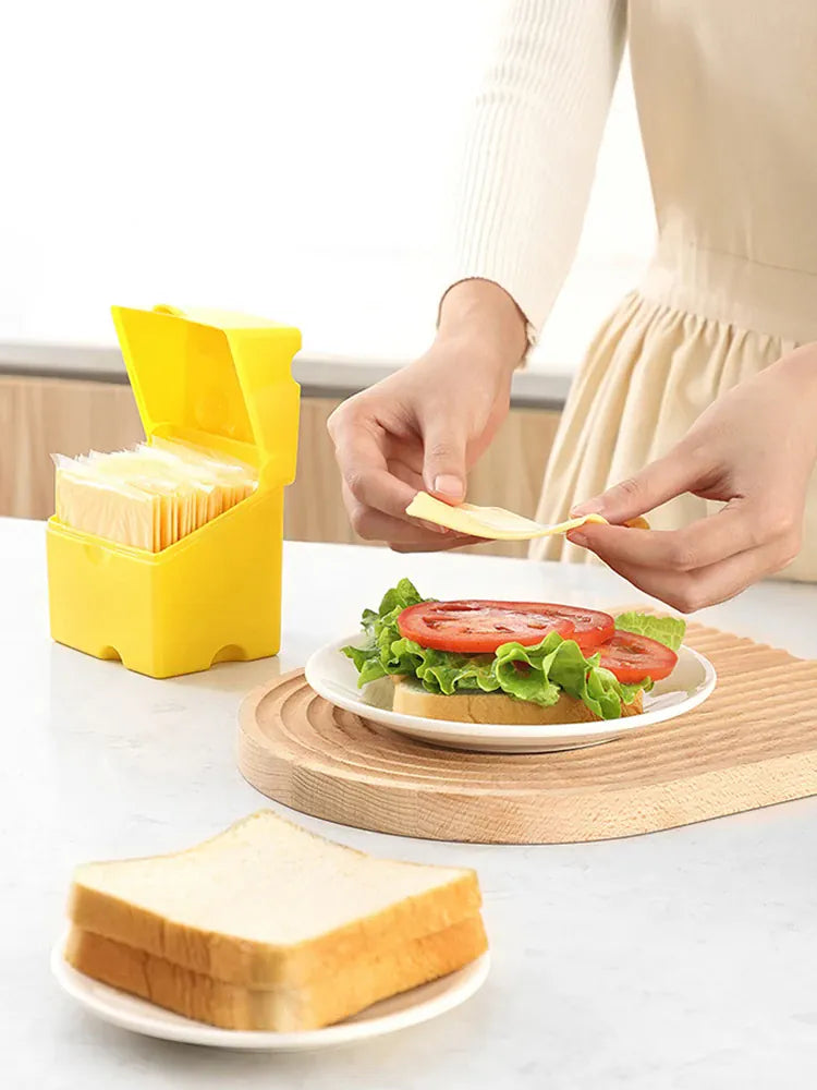 Boîte de Rangement pour Fromage - 500ml avec Couvercle Hermétique