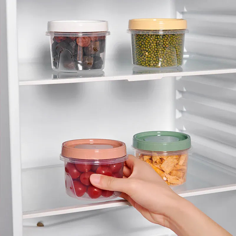 Boîte de Rangement Frigo Hermétique 500ml | 8 Pièces Empilables