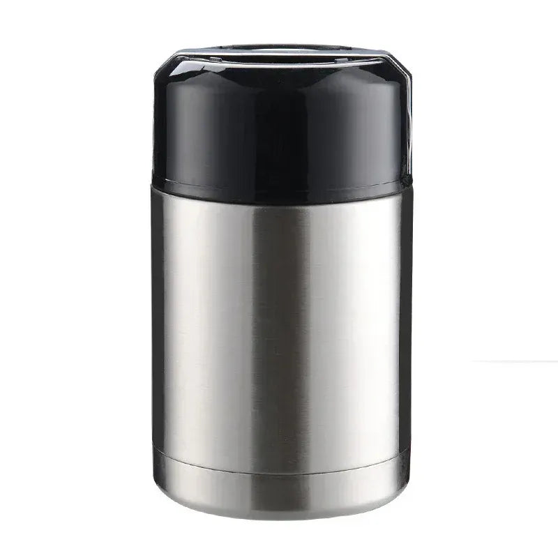 Thermos Alimentaire Inox — Isotherme 24h avec Pochette et Couverts lunchbox