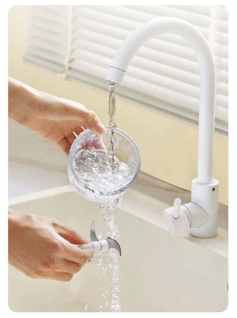 Hachoir Électrique Rechargeable 45W — Bol en Verre 150 / 250 / 300 ml hachoir electrique