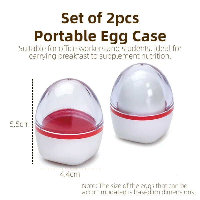 Boîte Range-Oeufs Étanche 2 Pièces avec Protection Choc