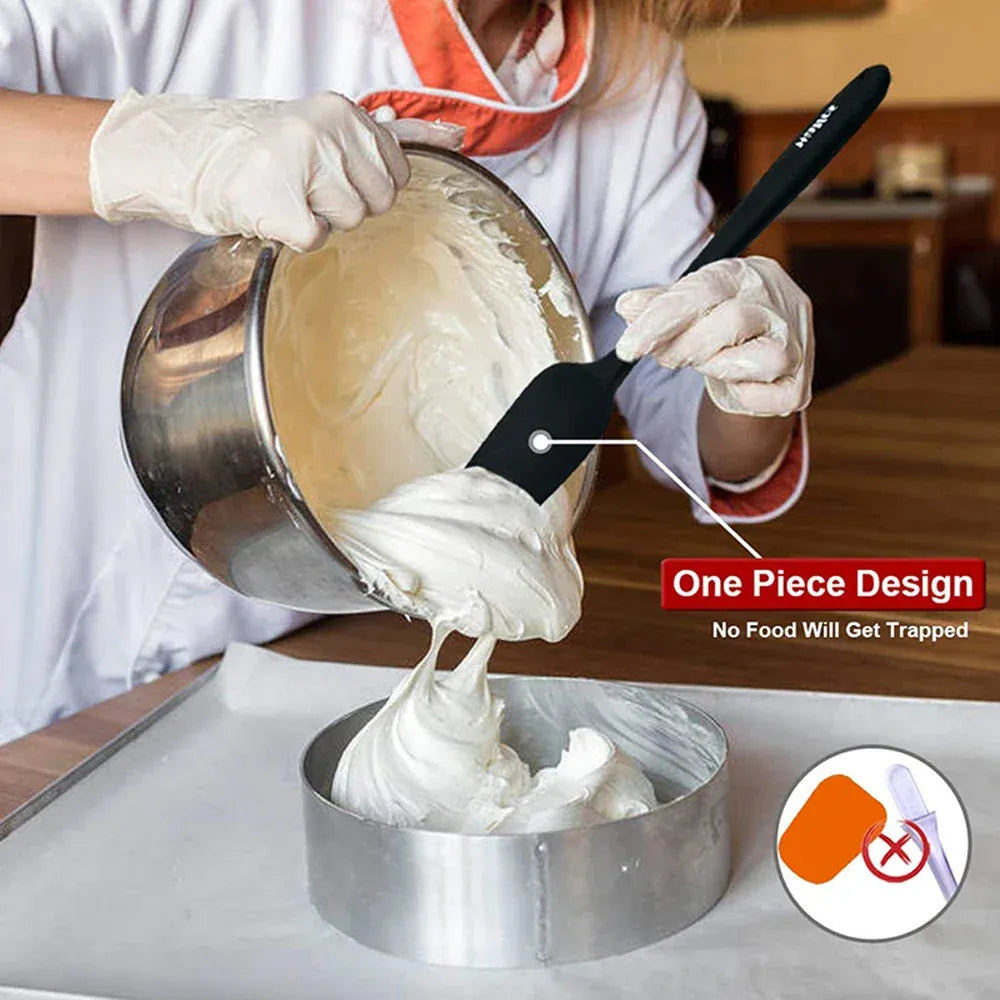 Set Spatules Silicone 6 Pieces | Résistantes à la Chaleur et Antiadhésives spatule en silicone
