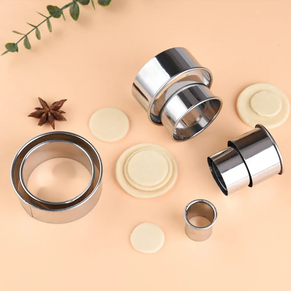 Ensemble de 11 emporte-pièces ronds en acier inoxydable pour pâtisserie emportepieces