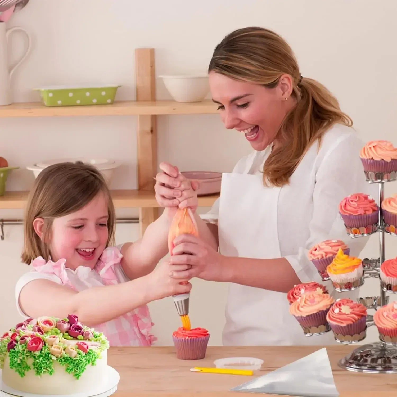 Set de 27 Douilles à Pâtisserie en Acier Inoxydable pour Décoration de Gâteaux douillepoche