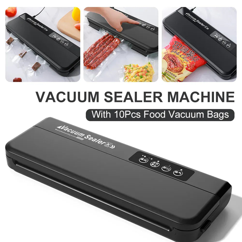 Machine Sous Vide Alimentaire 60 kPa avec 10 Sacs de Conservation sv