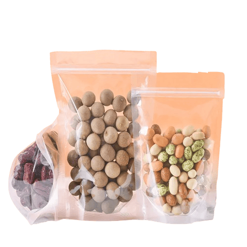 Sachets Zip Alimentaires Transparent 100 pièces Réutilisables ssr
