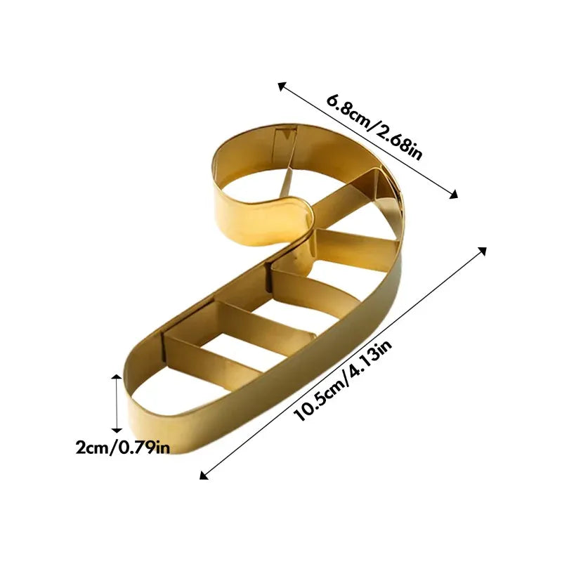 Emporte-pièces de Noël en Acier Inoxydable – Set de 6 Formes Festives emportepieces