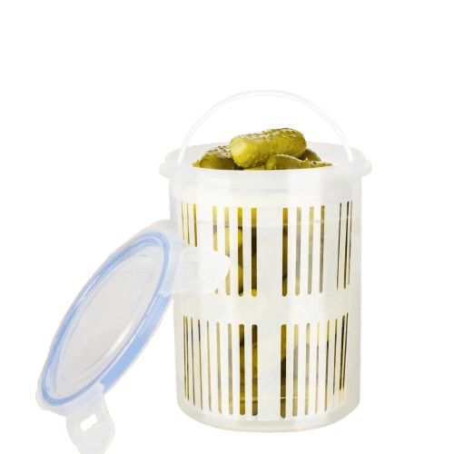 Bocal de Conservation avec Filtre pour Cornichons | 1,5 L Hermétique