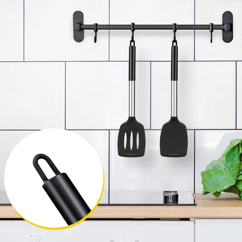 Set Spatules Silicone 1/2 pièces Résistantes à la Chaleur pour Cuisine spatule en silicone