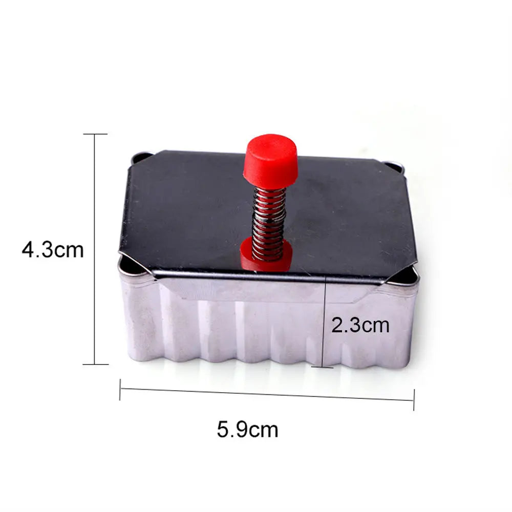 Emporte-pièces en inox pour gâteau - 2 pièces en forme de bretzel emportepieces