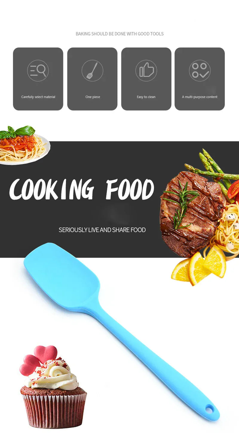 Spatule Silicone 21cm Résistante à Haute Température | Non-adhésive spatule en silicone