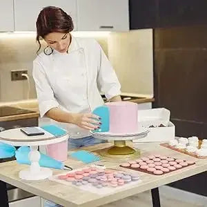 Poches à Douille en Silicone - Set de Pâtisserie avec 12 Douilles en Acier Inoxydable douillepoche