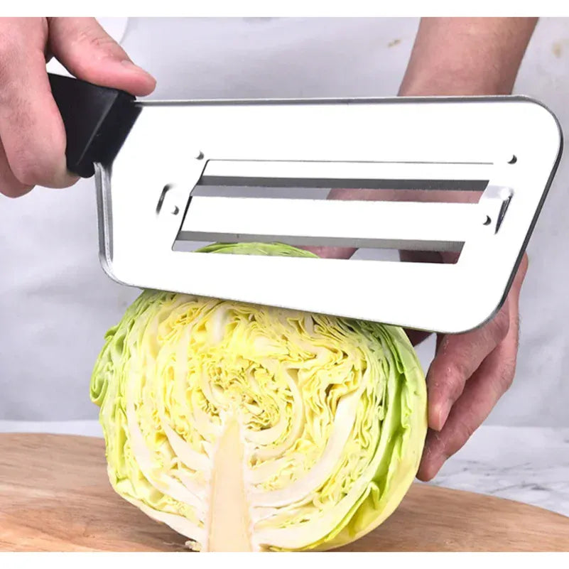 Coupe-légumes Inox Multifonction avec Poignée | Slicer de Chou Coupe Légumes