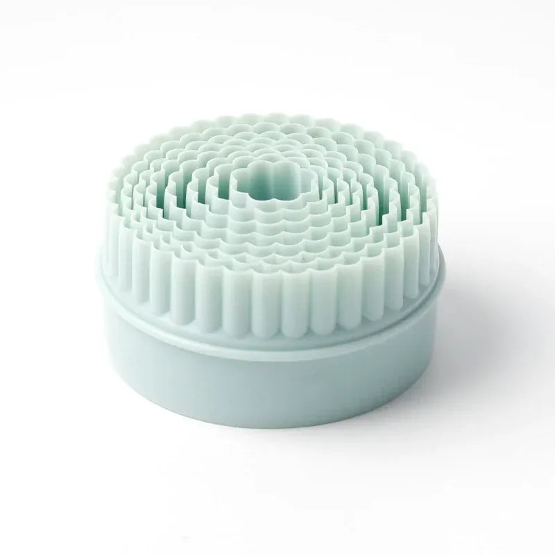 Ensemble de 8 Emporte-Pièces Ronds en Silicone Non-adhésif pour Pâtisserie emportepieces