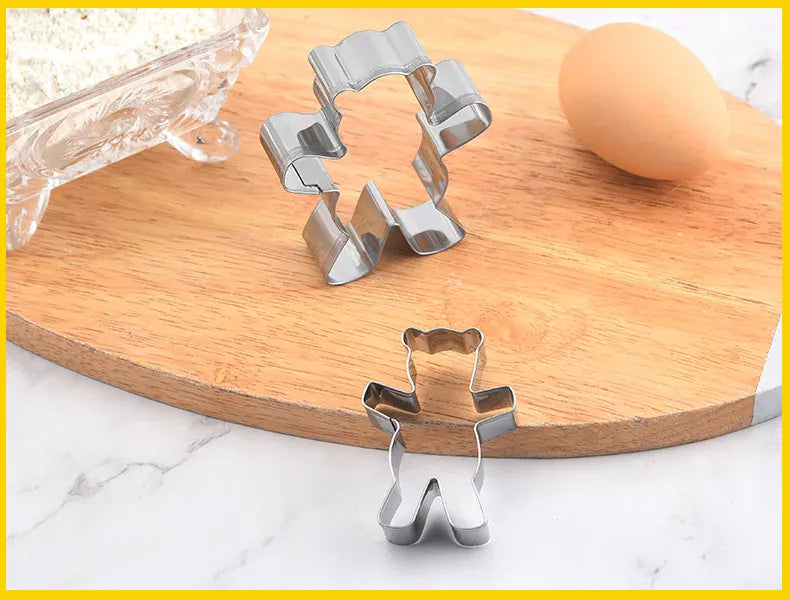 Emporte-pièce ours en inox - Découpeur de biscuits pour pâtisserie emportepieces