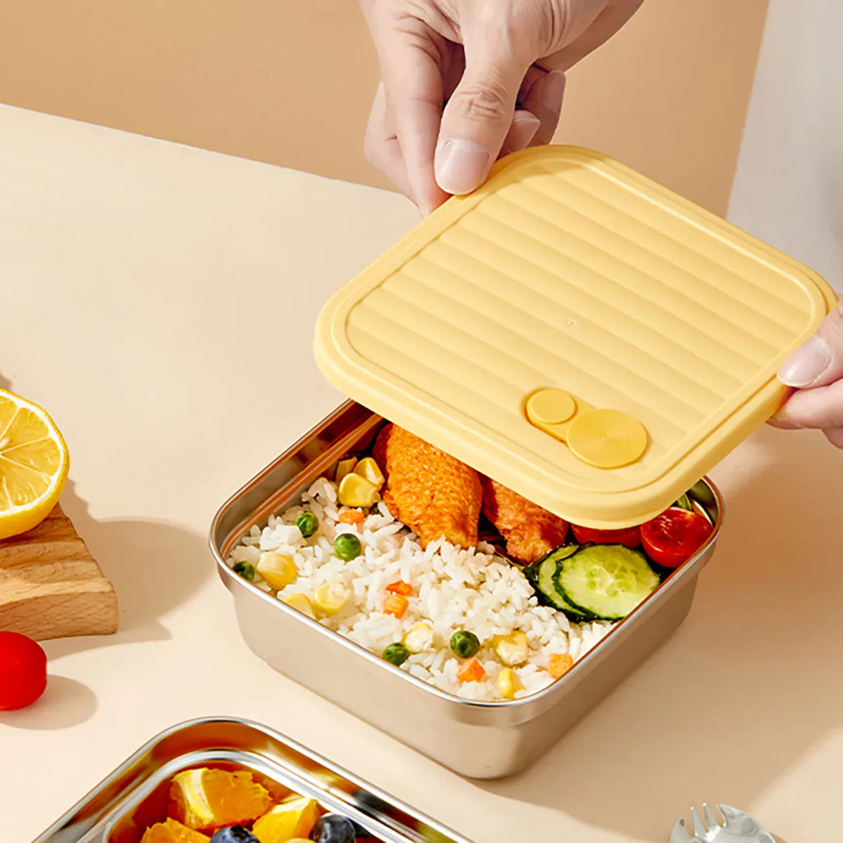 Ensemble Lunch Box Lucky - 700ml Étanche Anti-Fuite Bento
