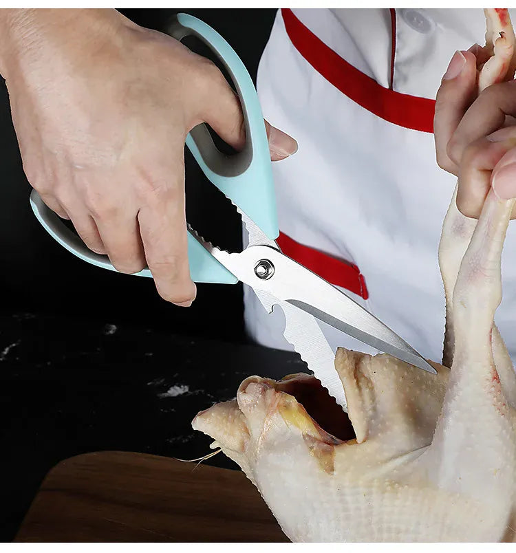 Ciseaux de cuisine en acier avec fonction casse-noix ciseaux