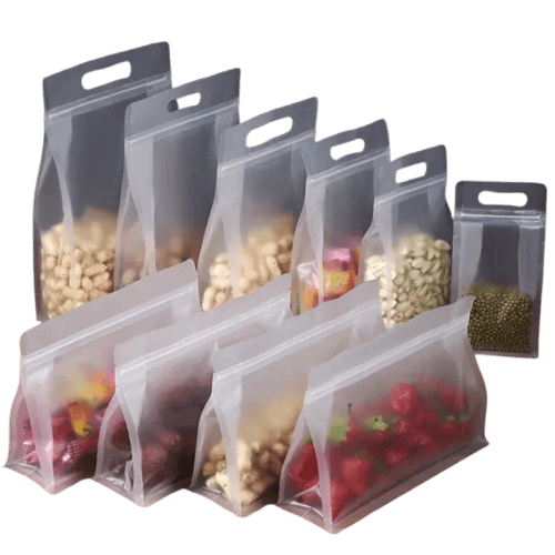 Sachets Zip Alimentaires Transparent Hermétiques - Lot de 50 pièces ssr