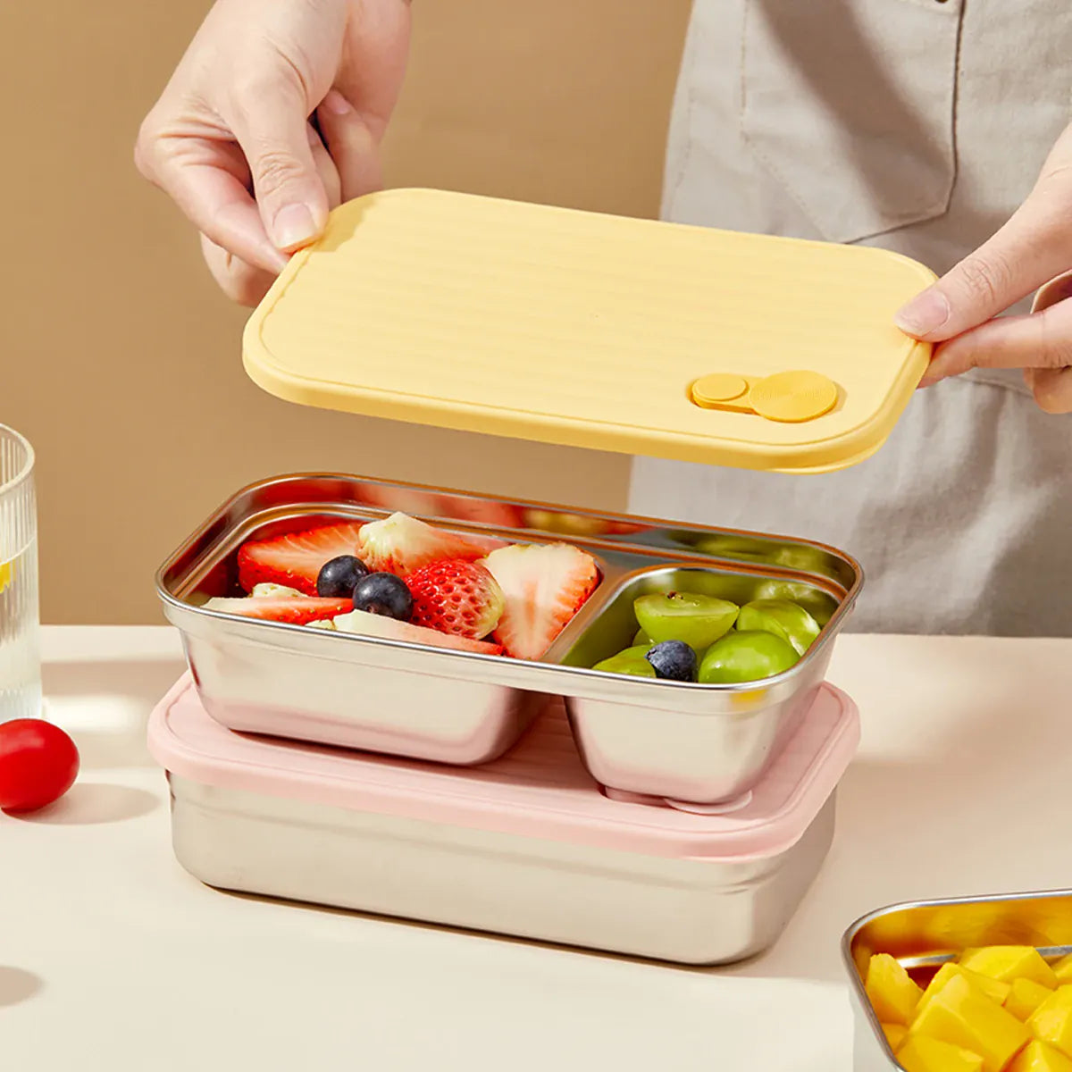 Ensemble Lunch Box Lucky - 700ml Étanche Anti-Fuite Bento