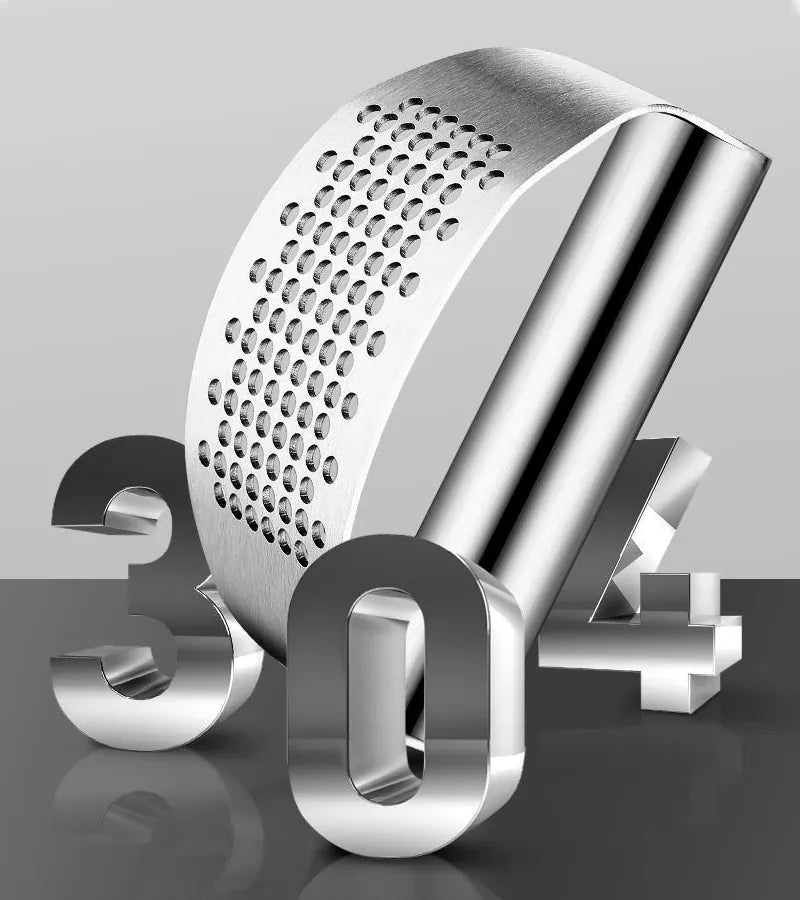 Presse-Ail Inox Manuel avec Éplucheur | Outil de Cuisine Pratique presseail