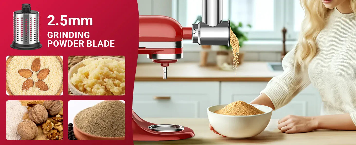 Accessoire Râpe et Trancheuse pour Robot KitchenAid — 4 Lames Inox KitchenAid