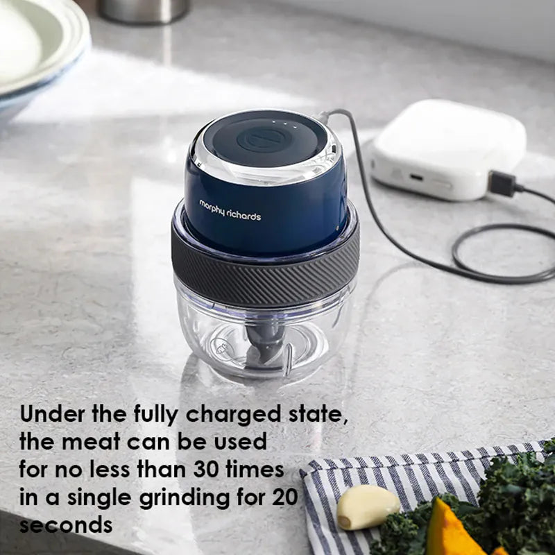 Mini Hachoir Électrique Sans Fil Rechargeable — 3 Bols, 35 W, 2000 mAh hachoir electrique