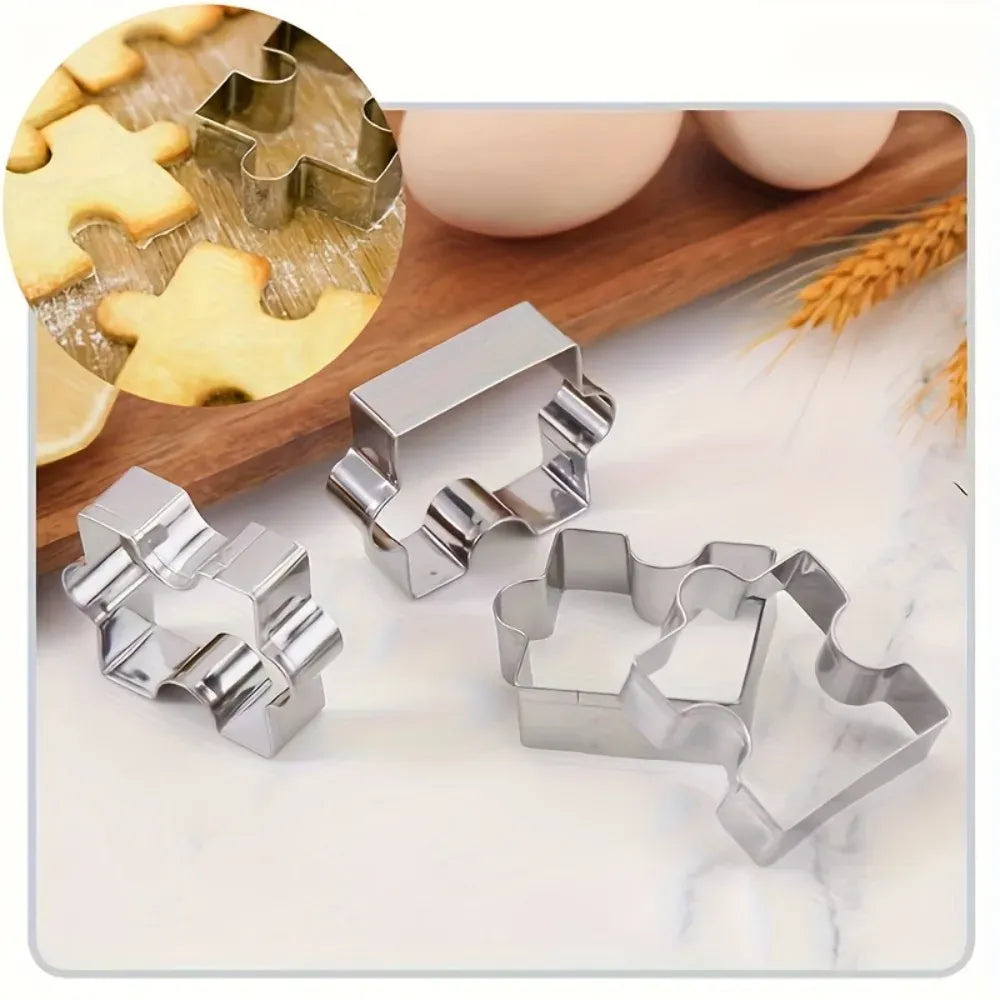 Emporte-pièces en Acier Inoxydable - Set de 4 Pour Gâteaux et Biscuits emportepieces