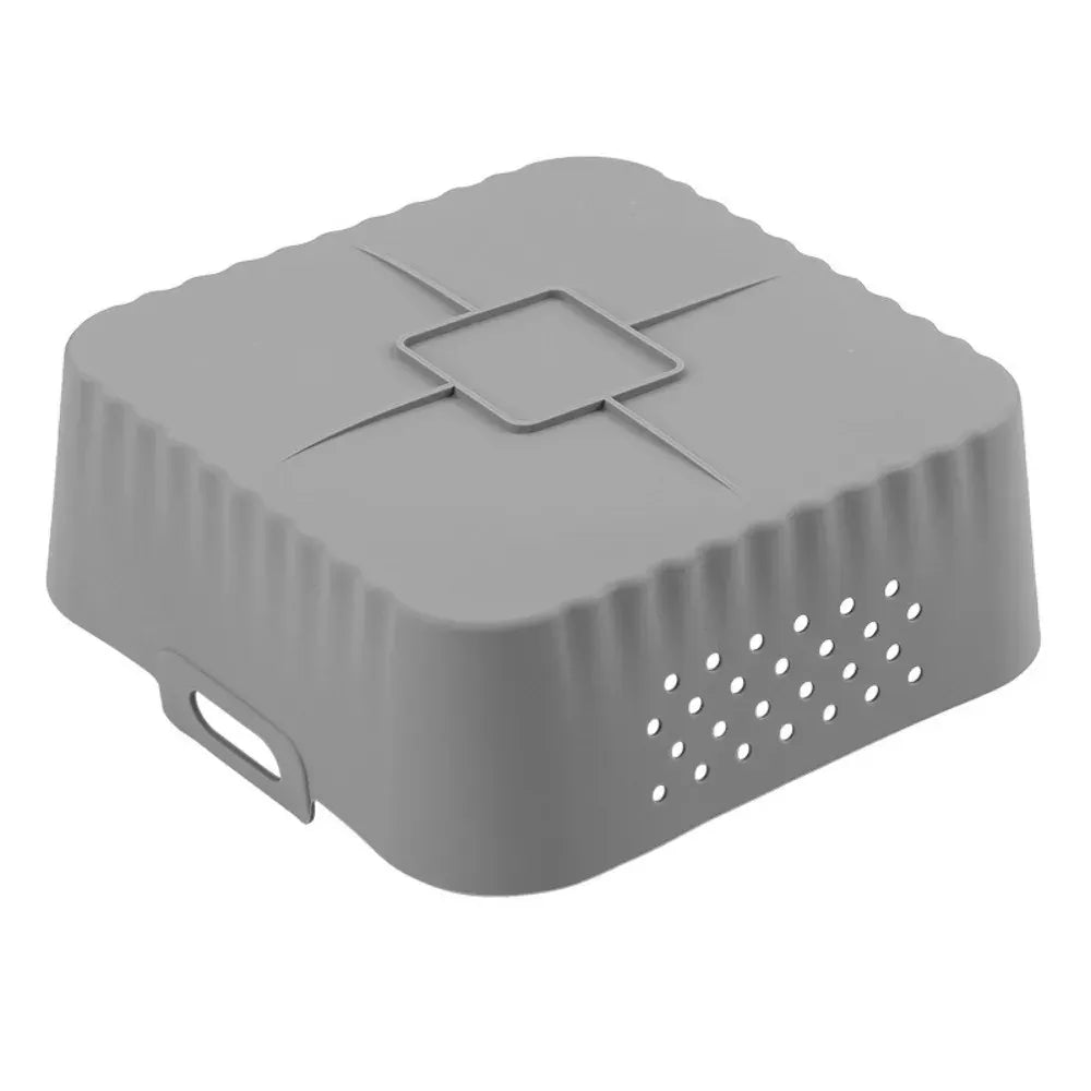 Moule Silicone Air Fryer Carré Réutilisable 55-62L avec Poignée Air Fryer