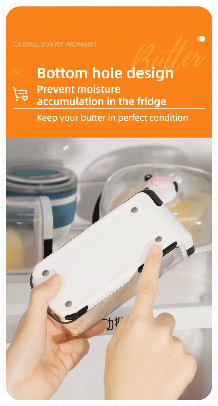 Boîte de Conservation avec Couvercle pour Beurre et Fromage