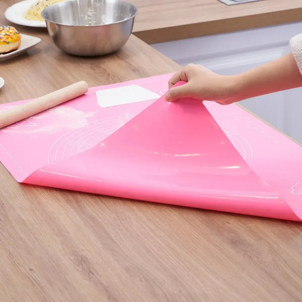 Tapis de cuisson en silicone alimentaire avec repères de mesure pour pâte et pâtisserie tapisdecuisson