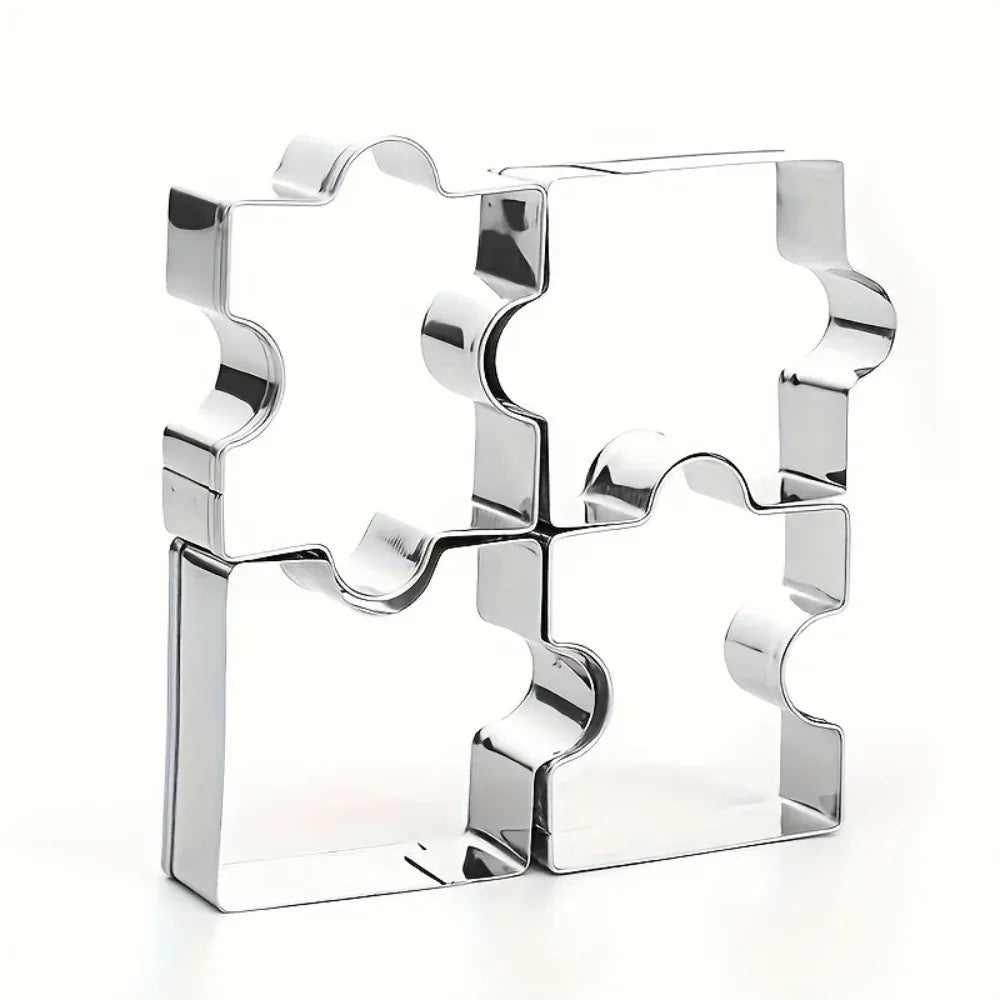 Emporte-pièces en Acier Inoxydable - Set de 4 Pour Gâteaux et Biscuits emportepieces