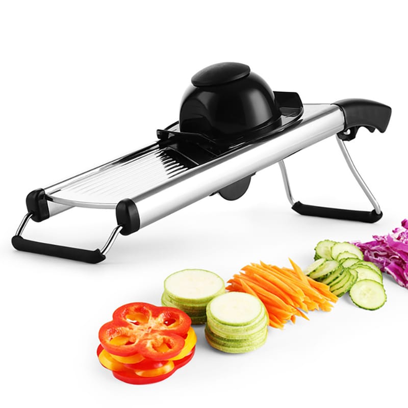 Mandoline Professionnelle Acier Inoxydable 304 — Lames Multiples et Réglables Mandoline