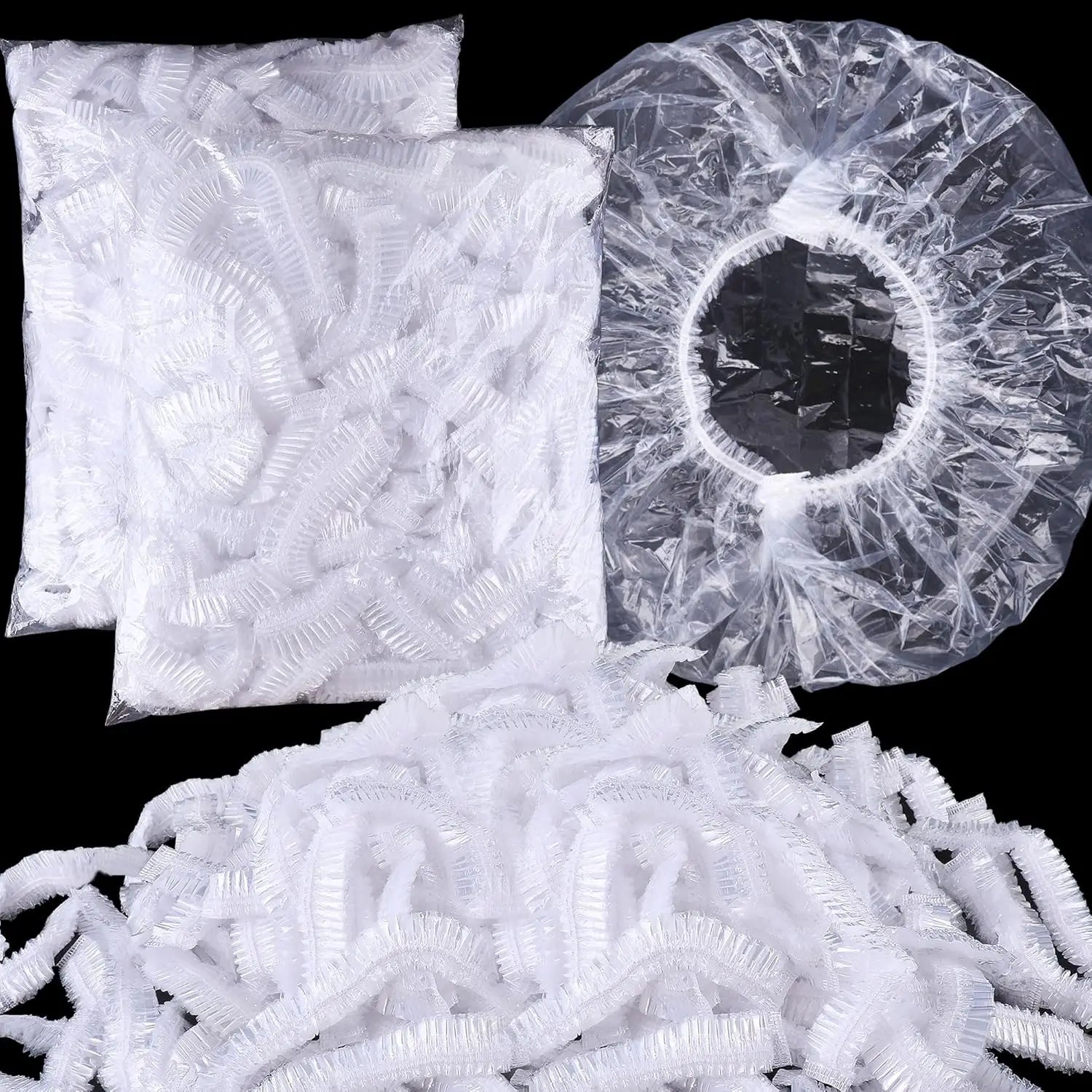 Film Alimentaire Élastique Jetable - Lot de 600 Pièces 14-35 cm