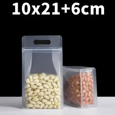 Sachets Zip Alimentaires Transparent Hermétiques - Lot de 50 pièces