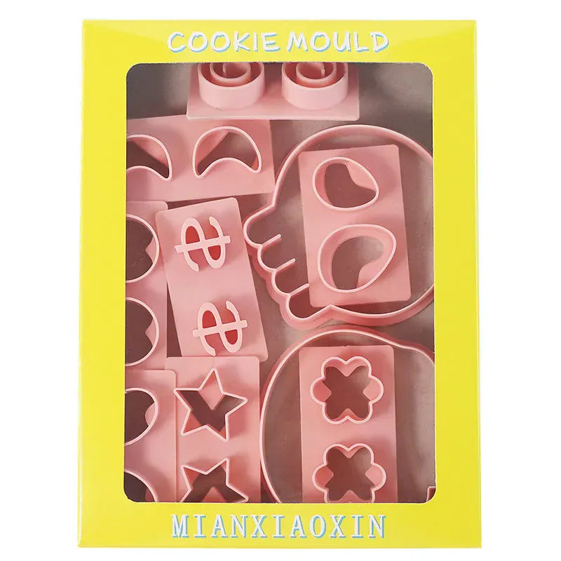 Emporte-pièces en Silicone 10 pièces - Motifs de Crânes Halloween emportepieces