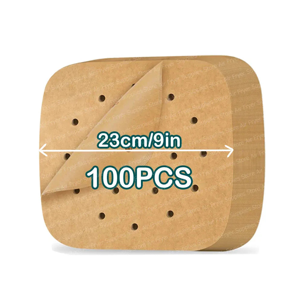 Moules Silicone Air Fryer Réutilisables Carré 23 cm - Lot de 1 Air Fryer