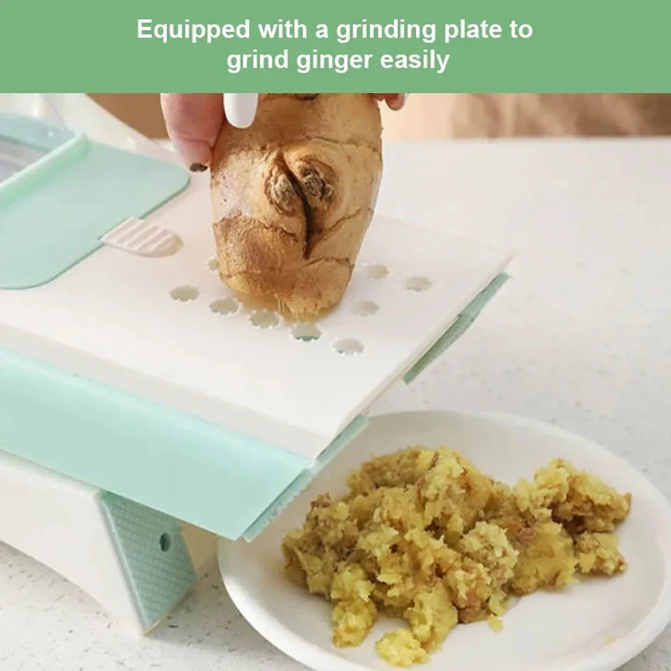 Mandoline Multifonction 5 Lames pour Légumes et Fruits Mandoline