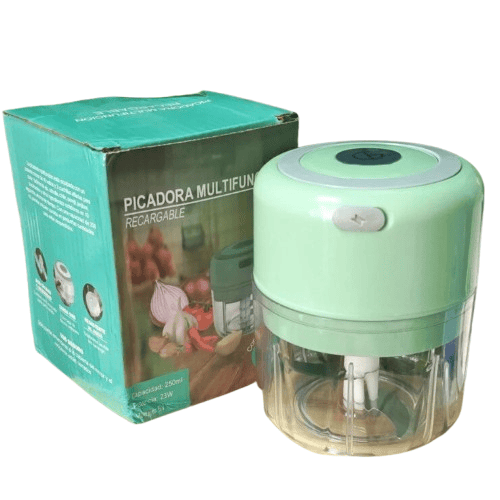 Mini Hachoir Électrique Rechargeable USB 250 ml — Ail, Oignon, Herbes hachoir electrique