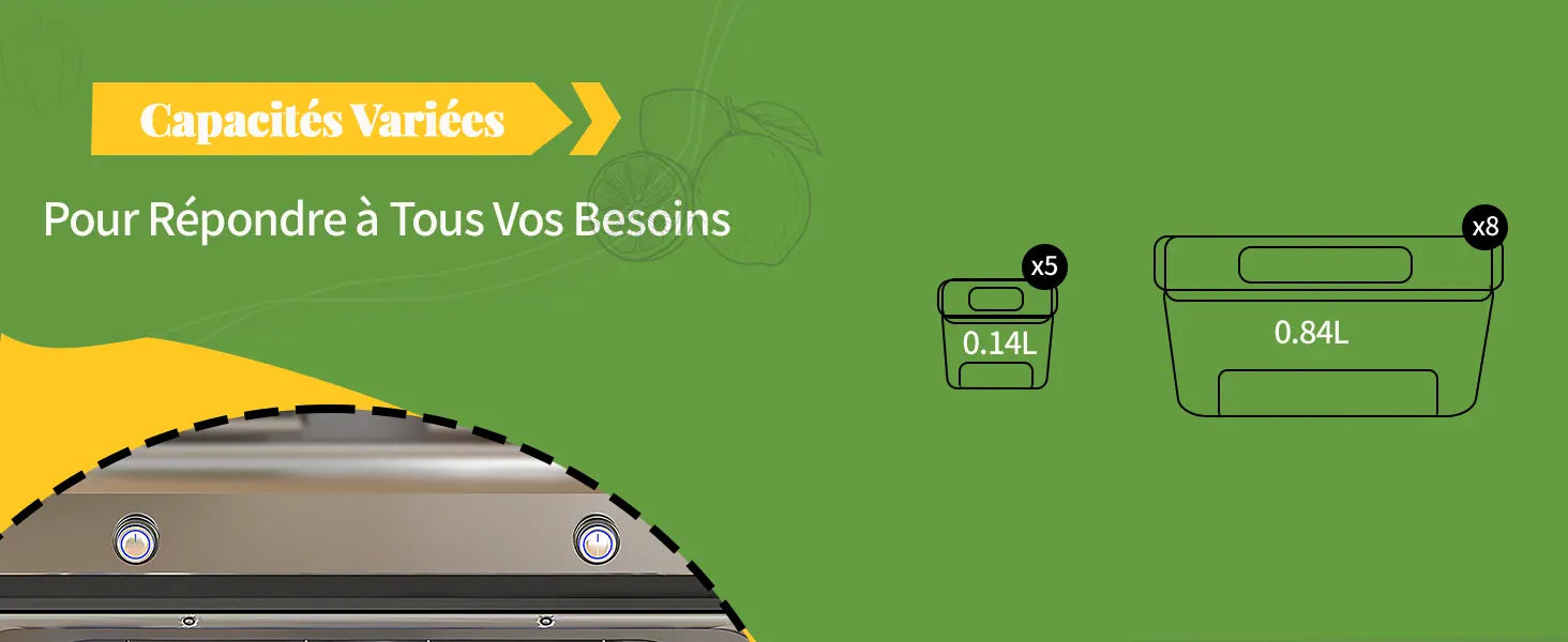 ensembles de boîtes de rangement hermétiques