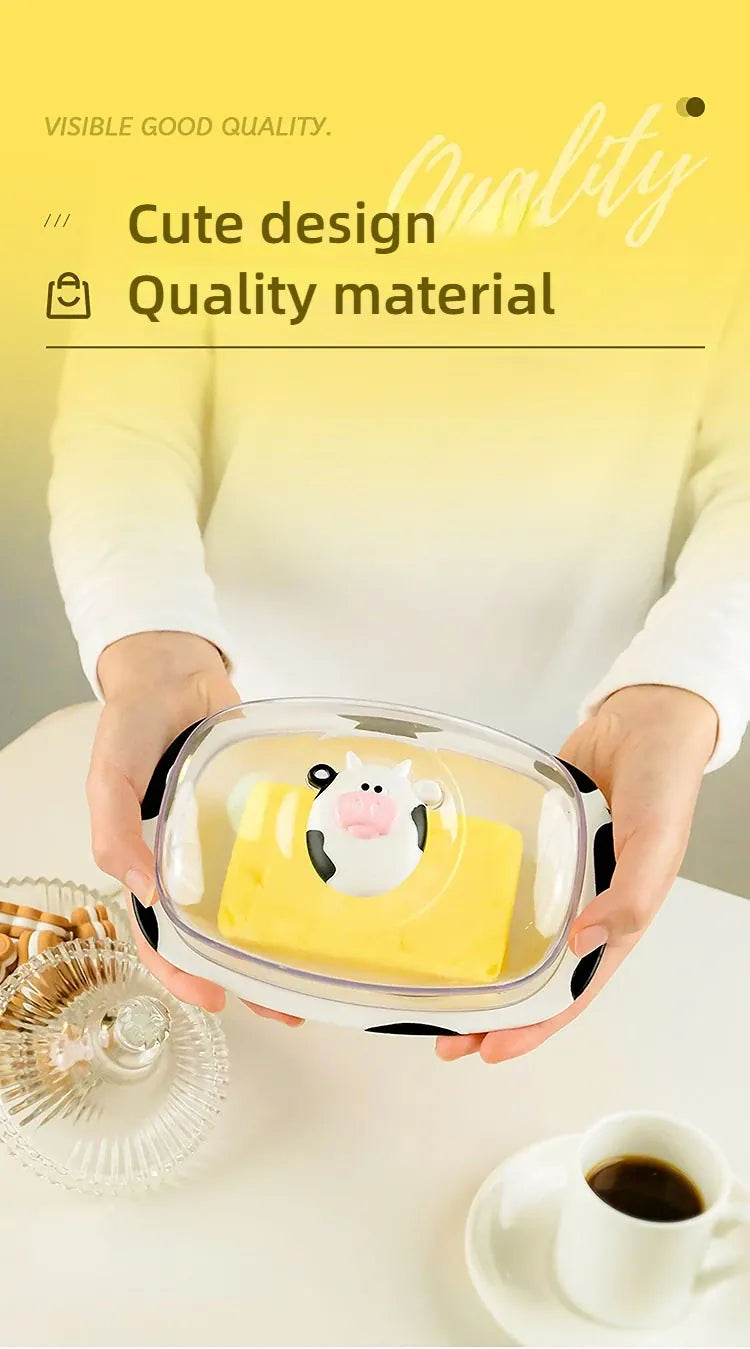 Boîte de Conservation avec Couvercle pour Beurre et Fromage
