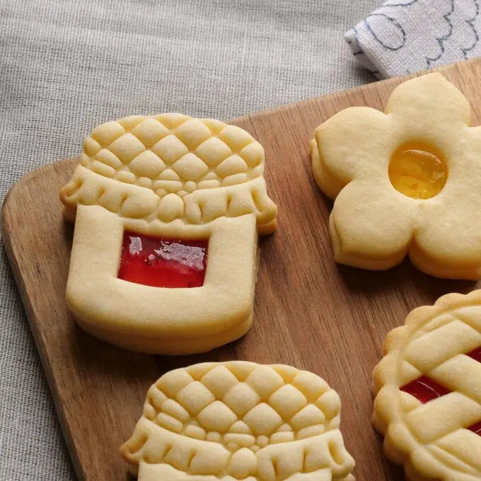 Emporte-pièces en plastique pour biscuits en forme de tartes - 3D Noël emportepieces