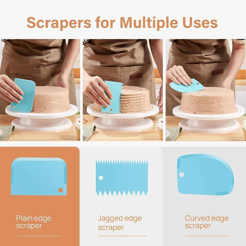 Kit de Décoration de Gâteaux 76 Pièces avec Douilles et Accessoires en Acier Inoxydable douillepoche