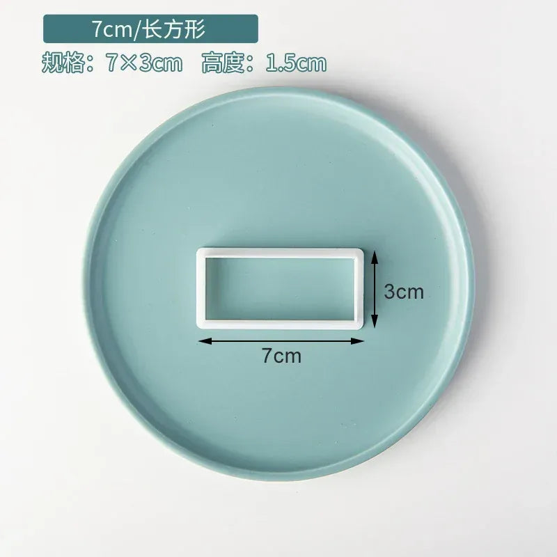 Emporte-pièce à Pâtisserie - Ensemble de 6 Formes Géométriques emportepieces