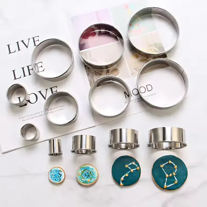 Emporte-pièces en acier inoxydable - Set de 12 pièces pour pâtisserie emportepieces