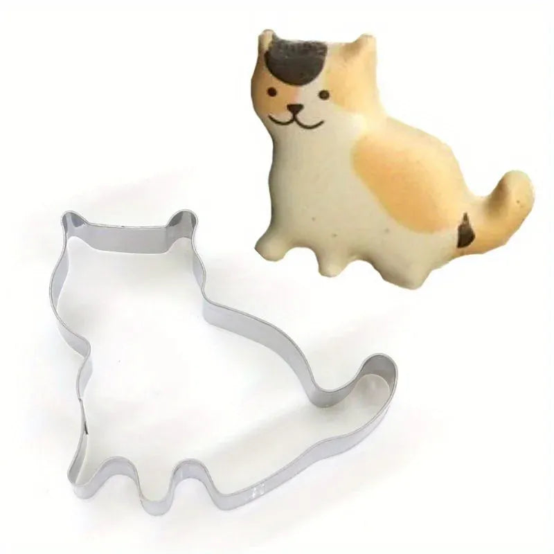 Emporte-pièces à biscuit en acier inoxydable - Set de 5 animaux emportepieces